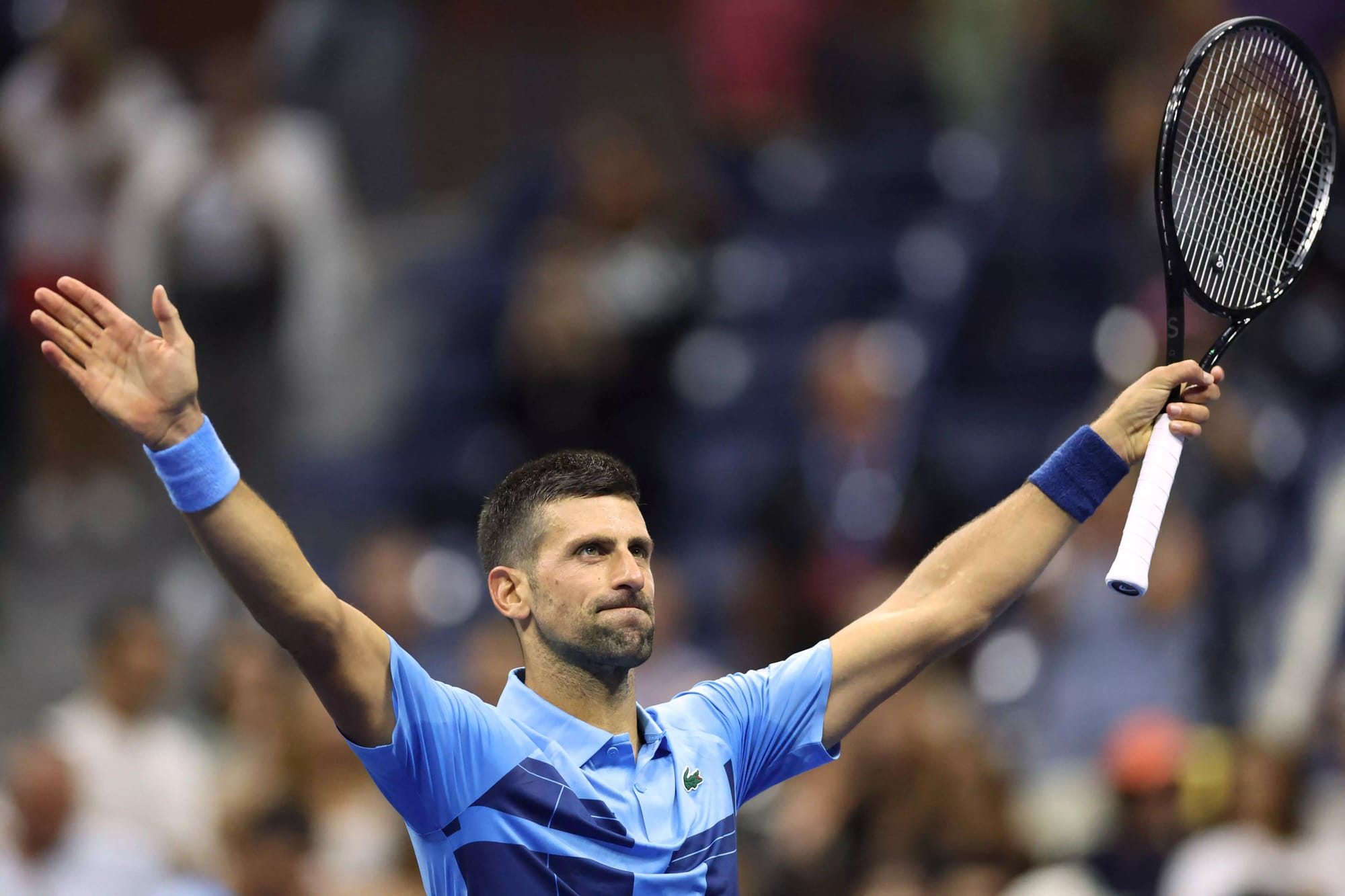 Novak Djokovic won the U.S. Open in straight sets to begin his quest for a record 25th Grand Slam victory