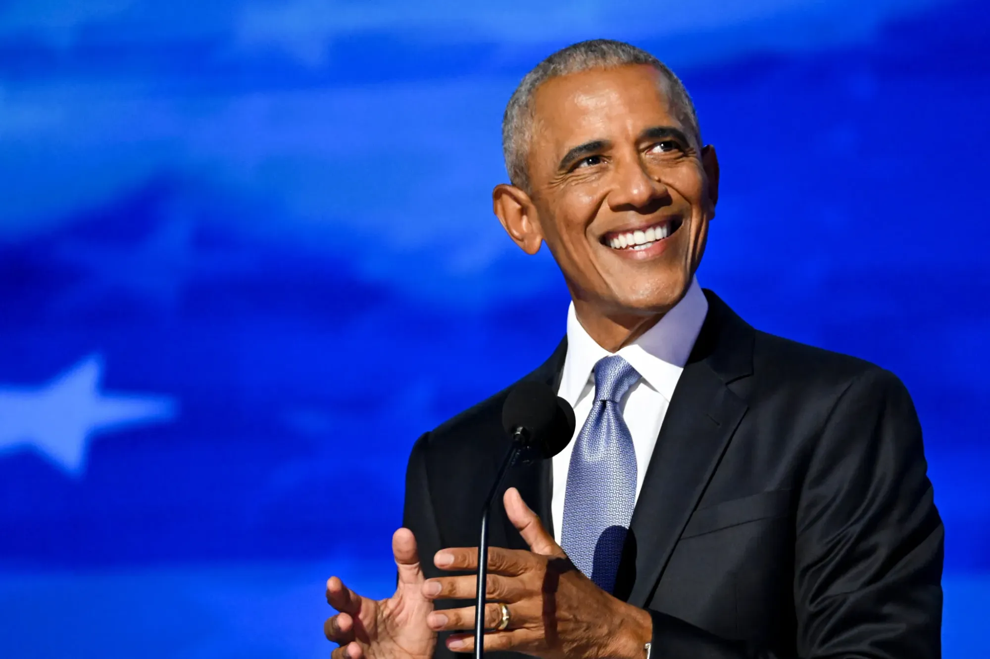 Obama roasts Trump, and other highlights from his fiery DNC speech