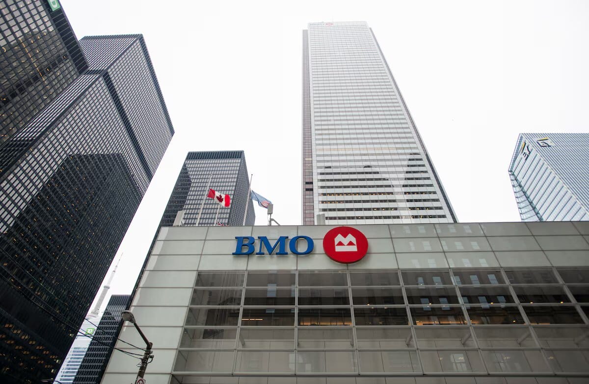 Shares of Bank of Montreal fall as the company misses projections and increases loan loss reserves