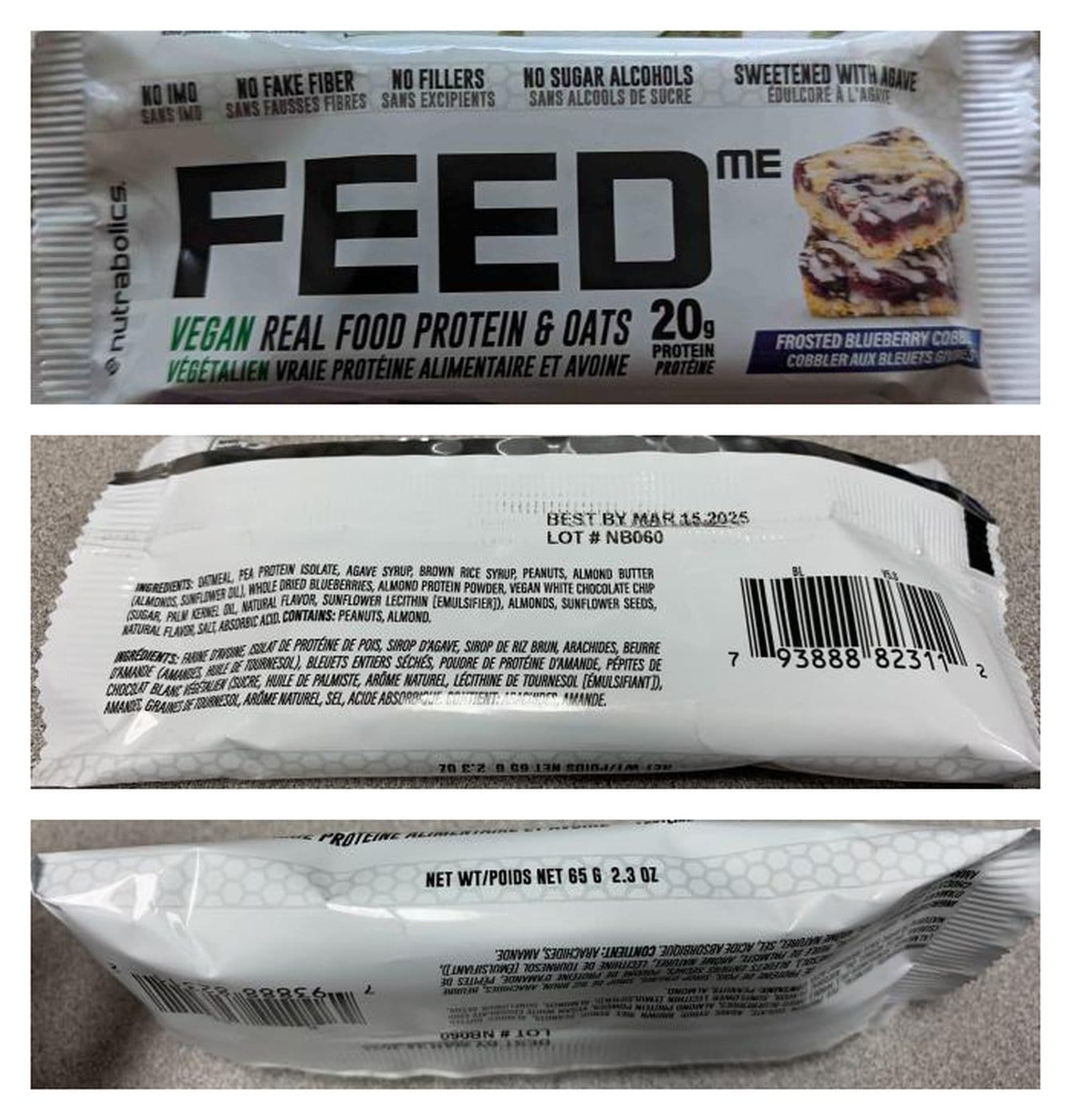 Nutrabolics vegan bars are subject to an expanded recall due to unreported milk