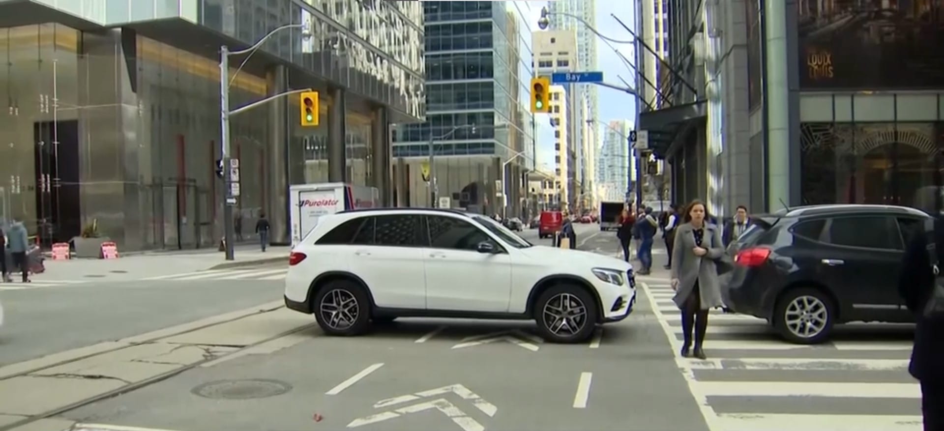 Greater fines will be announced by the city for cars found to be "blocking the box" in Toronto