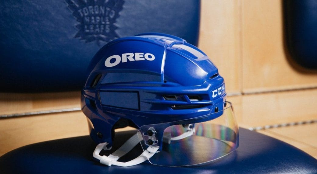 Leafs announce Oreo as new helmet sponsor