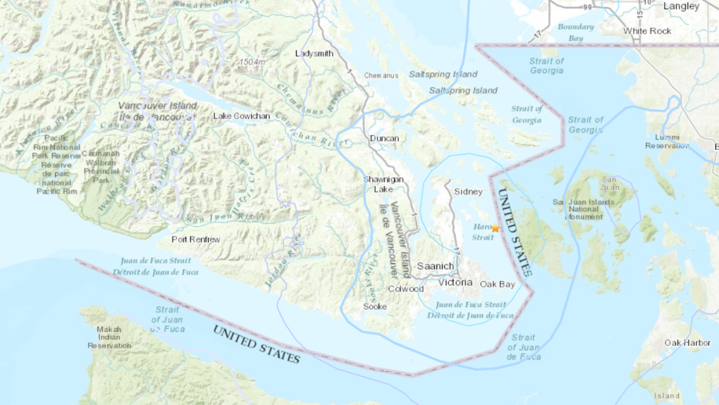 Magnitude 4.0 earthquake shakes B.C.'s South Coast