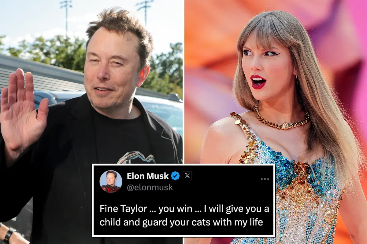 Elon Musk offers to give Taylor Swift ‘a child’ in bizarre debate post