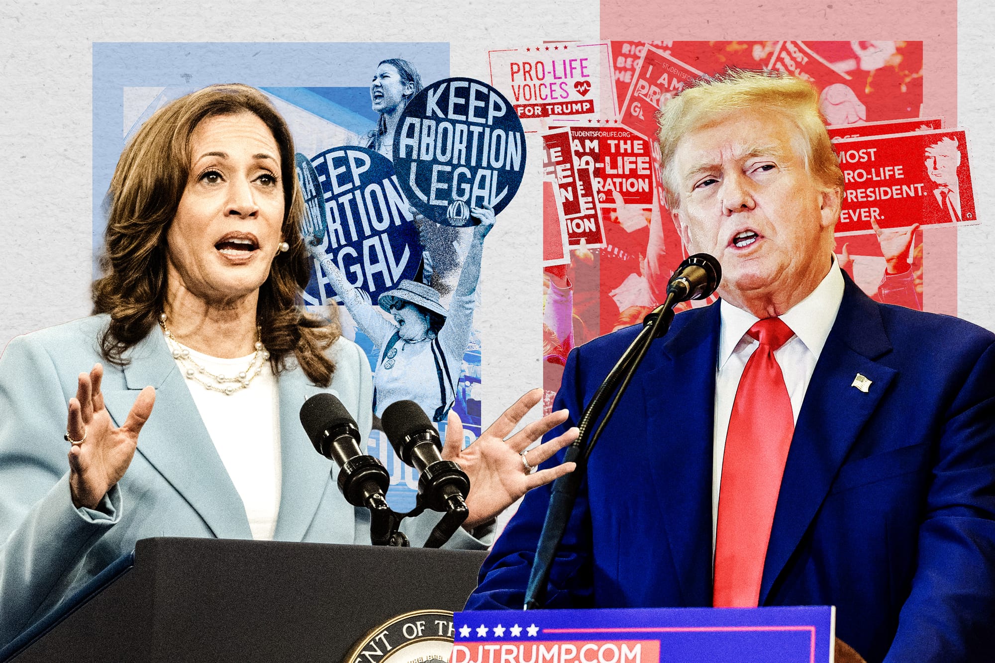 Trump and Harris' Positions Regarding Abortion