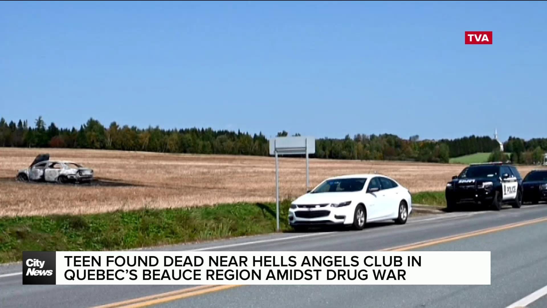 "Surprised and disappointed": Teen discovered dead in the middle of a drug conflict in the Beauce area of Quebec, close to a Hells Angels club