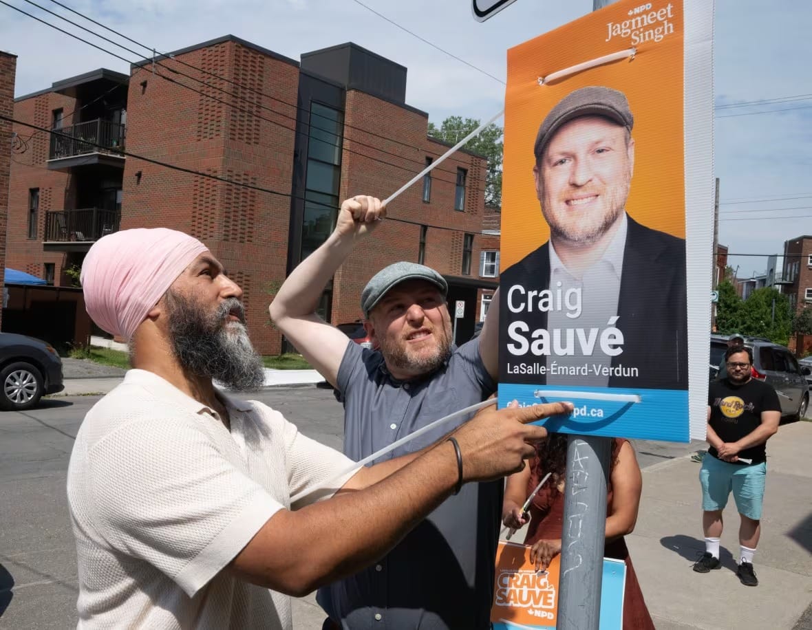 No photos of Trudeau on campaign signs in Montreal riding ahead of byelection