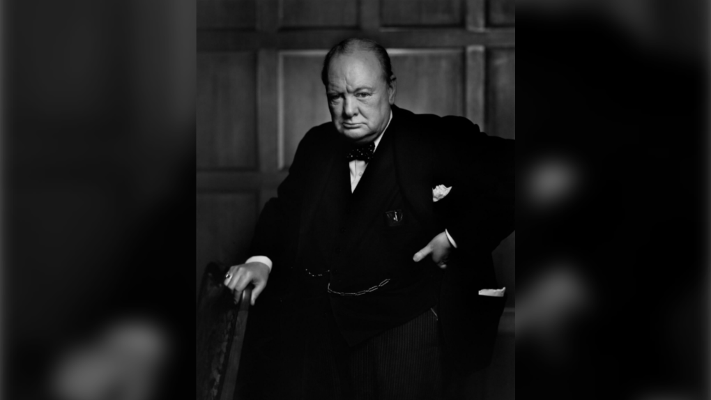 An iconic Winston Churchill photograph, once stolen and replaced with a fake in Ottawa, has been found