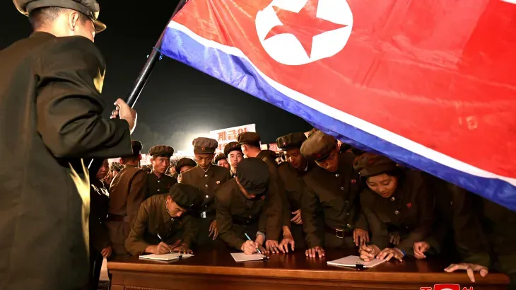 North Korea claims 1.4 million apply to join army amid tensions with South