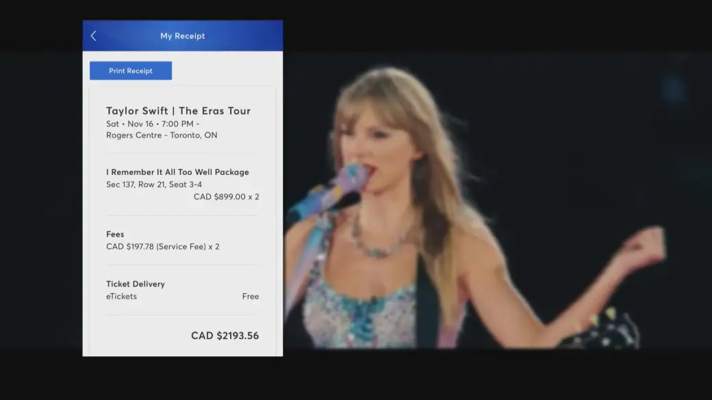 B.C. man wants answers from Ticketmaster after Toronto Taylor Swift tickets vanish