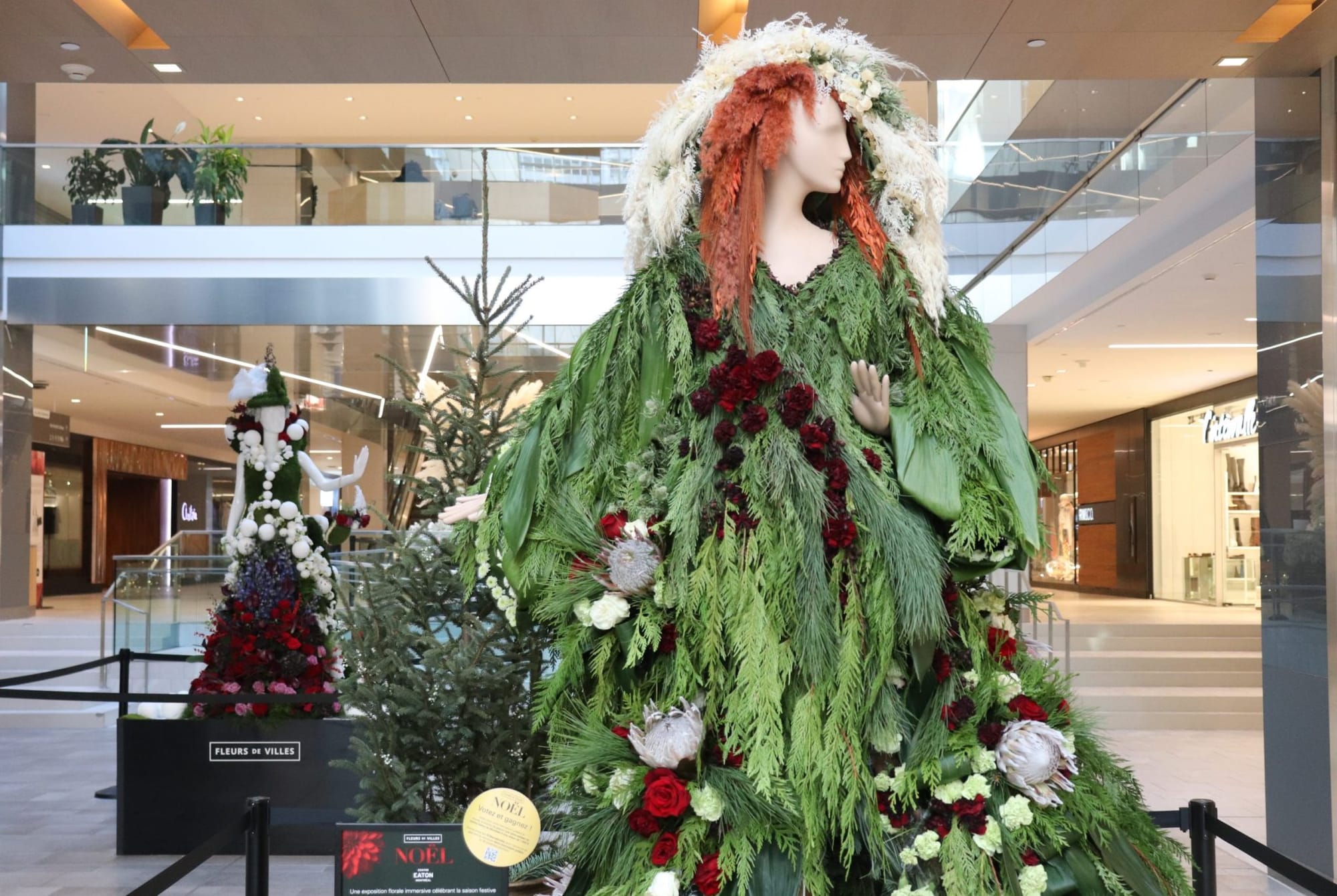 Luxury flower show blooming in downtown Montreal: Fleurs de Villes Noël