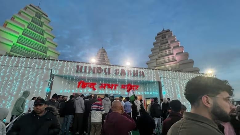 3 arrested and charged after protest at Brampton Hindu temple, police say