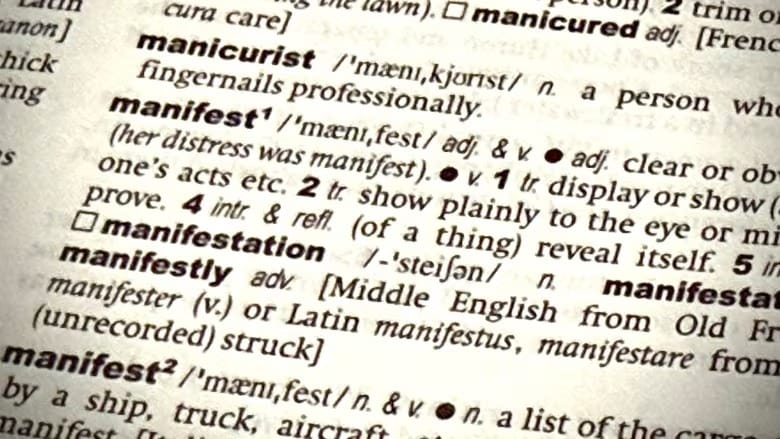 'Manifest' is Cambridge Dictionary's 2024 word of the year, because maybe the universe listens