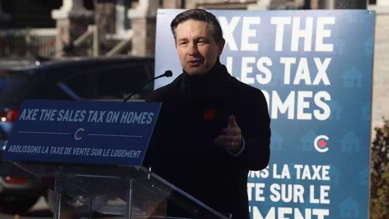 Poilievre calls on premiers to remove sales taxes on new homes under $1M