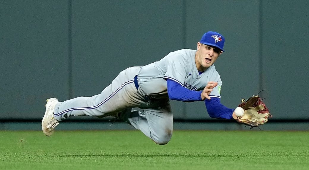 Daulton Varsho's outfield defence earns him his first career Gold Glove