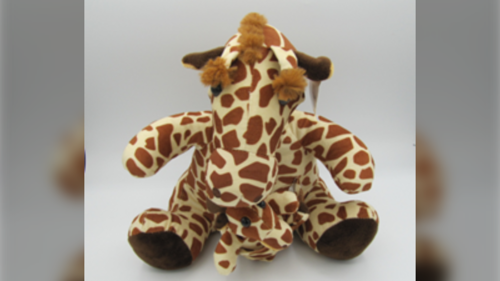 Plush toys recalled due to choking hazard