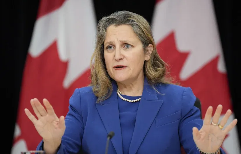 Chrystia Freeland resigns as finance minister