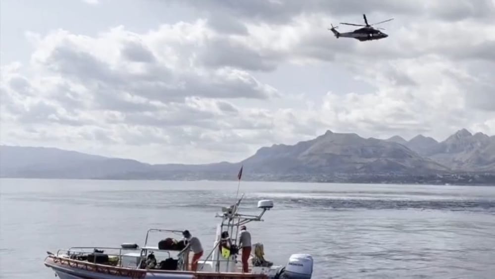 A yacht collapses in a strong storm off the coast of Sicily, leaving six people missing, including two Americans post image