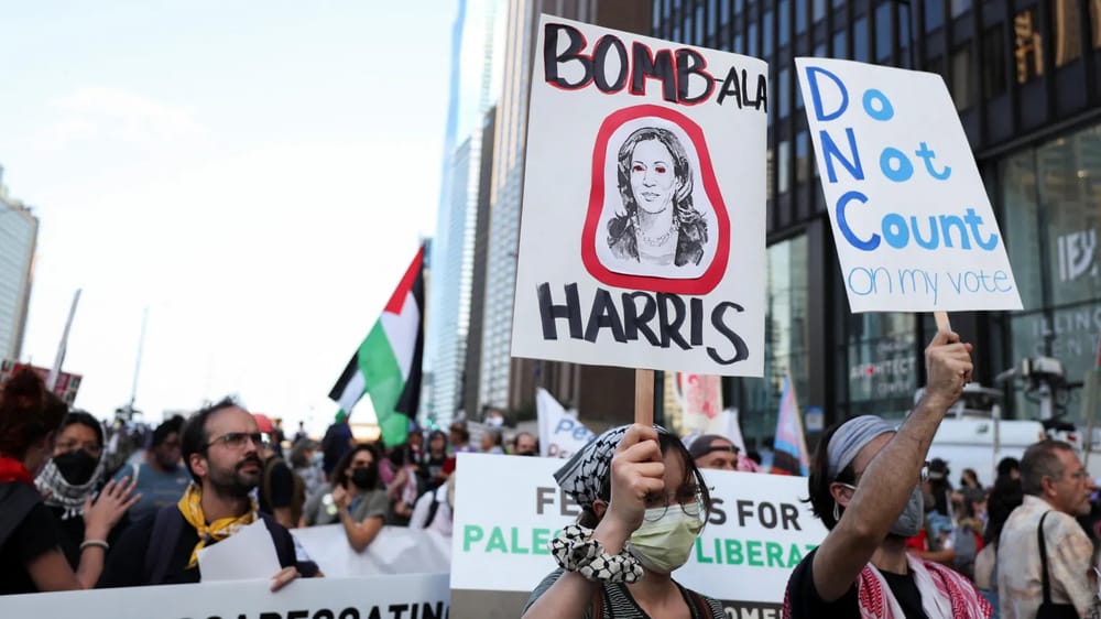 Protesters from Gaza arrive in Chicago for the Democratic convention post image