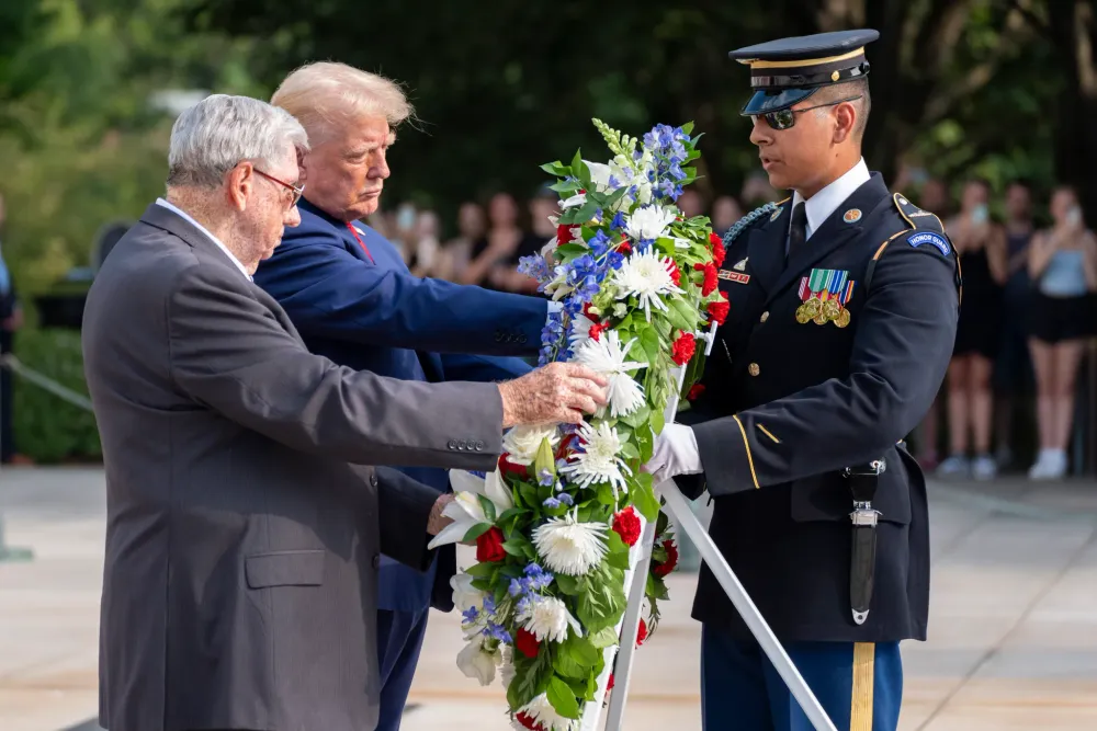 Trump staff warned about taking photos before cemetery altercation: official post image