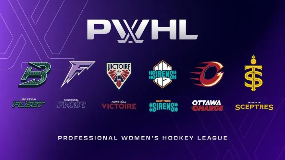 PWHL unveils names, logos for all six teams ahead of second season post image