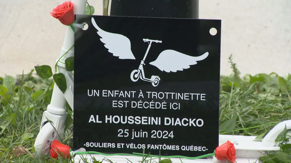 Montreal borough’s first-ever ‘ghost’ scooter honours fallen rider post image