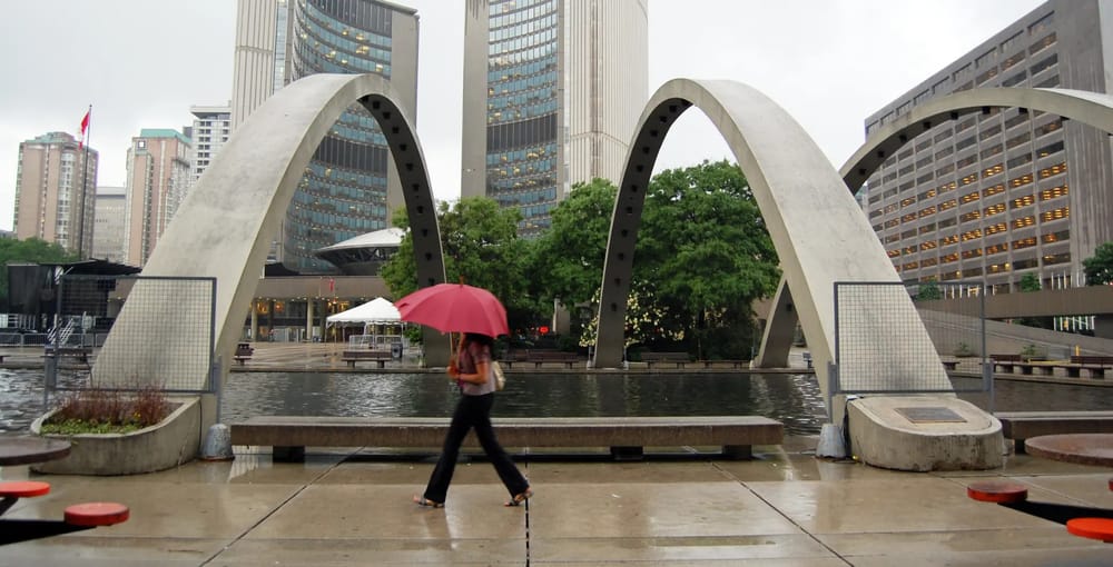 As the rainy weather moves through, the GTA and Toronto are under a rainfall warning post image