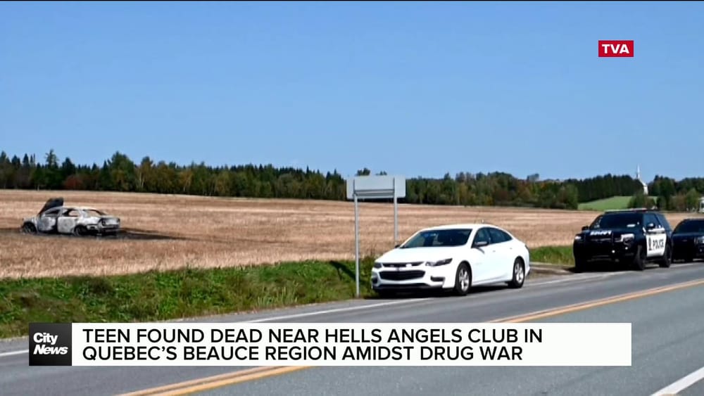 "Surprised and disappointed": Teen discovered dead in the middle of a drug conflict in the Beauce area of Quebec, close to a Hells Angels club post image