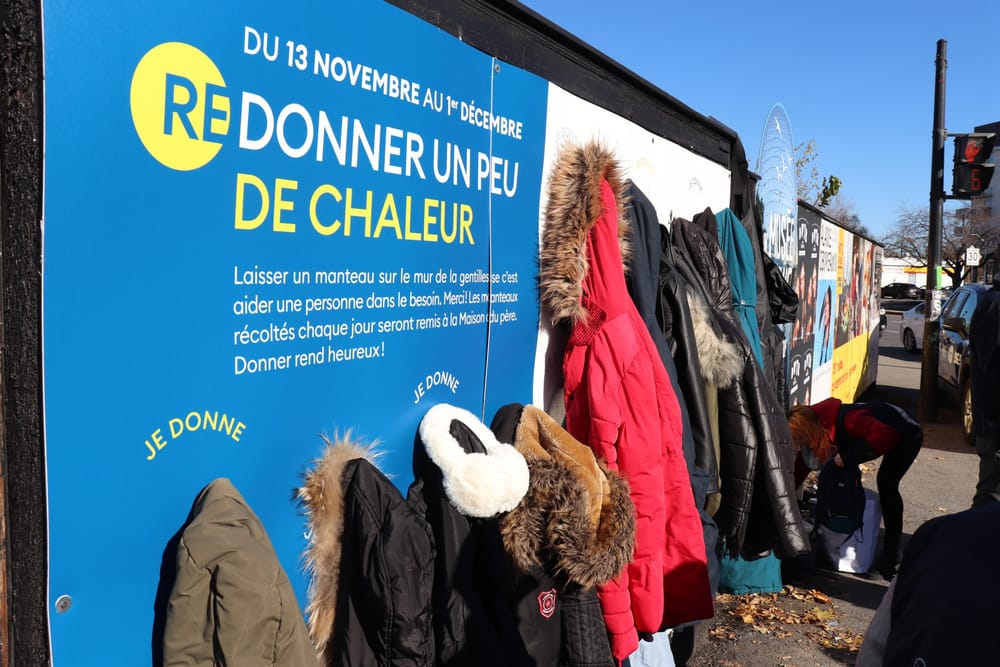 Wall of Kindness returns to help Montreal’s most vulnerable keep warm post image