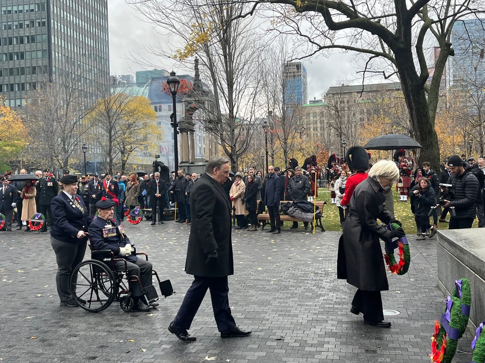 ‘War has a cost’: Montrealers pay tribute to Canadian veterans on Remembrance Day post image