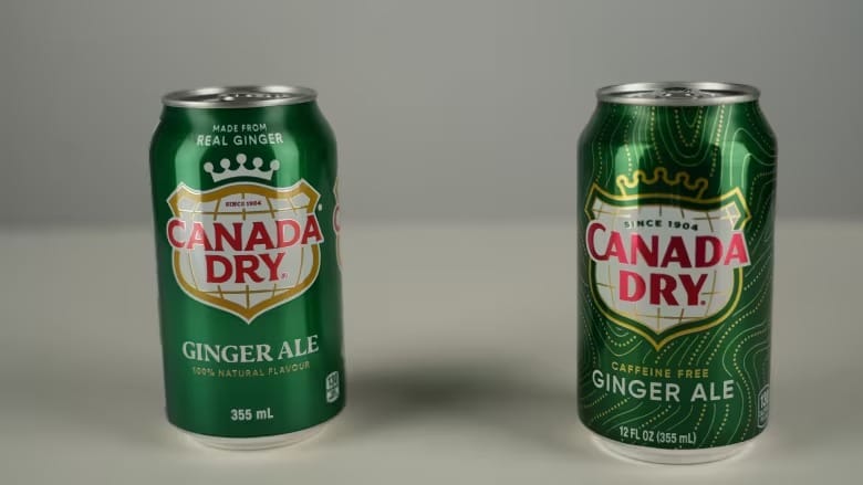 Why Canada Dry's 'made from real ginger' claim isn't on U.S. cans post image