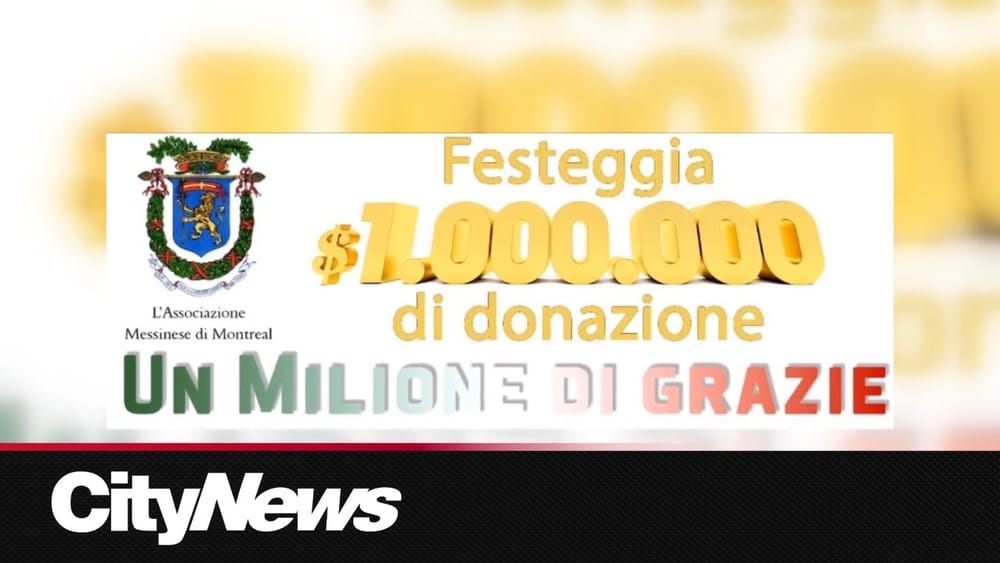 Montreal Sicilian organization celebrates $1M fundraising milestone post image