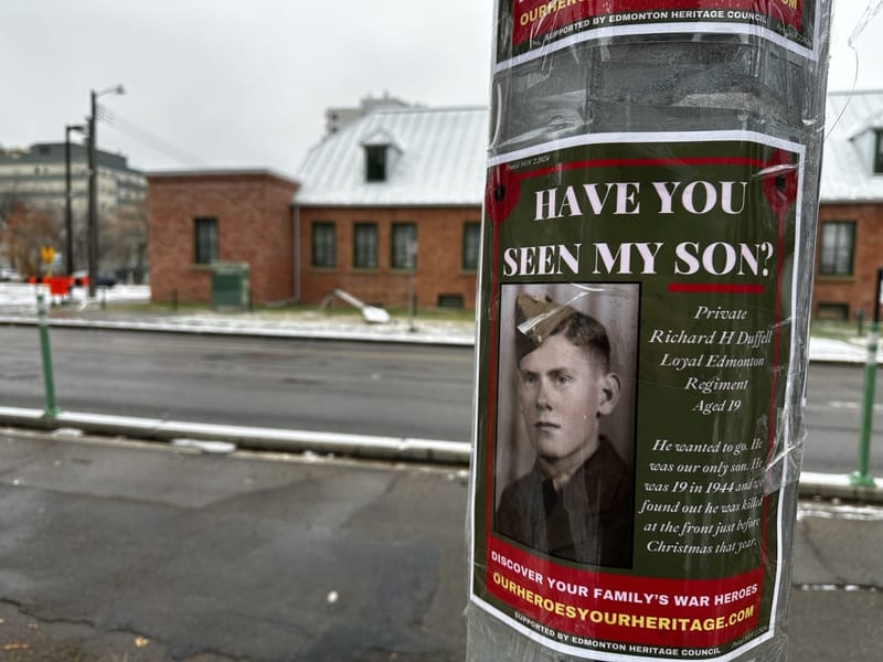 More than 100 posters of fallen Edmonton soldiers will be posted along 100 Ave post image